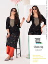 Glam Up By Blue Hills Rayon Embroidery Wholesale Kurti With Bottom In India